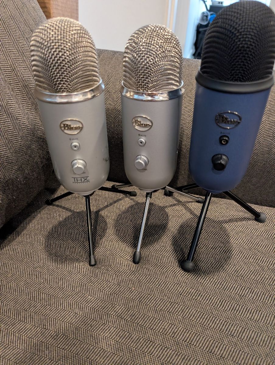 Blue Yeti USB condenser microphones