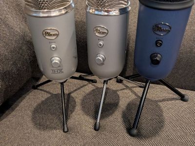 Blue Yeti USB condenser microphones