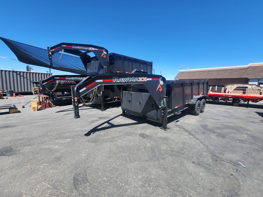 2026 RawMaxx 7X16 Gooseneck LPXT 14K with 44 Side"