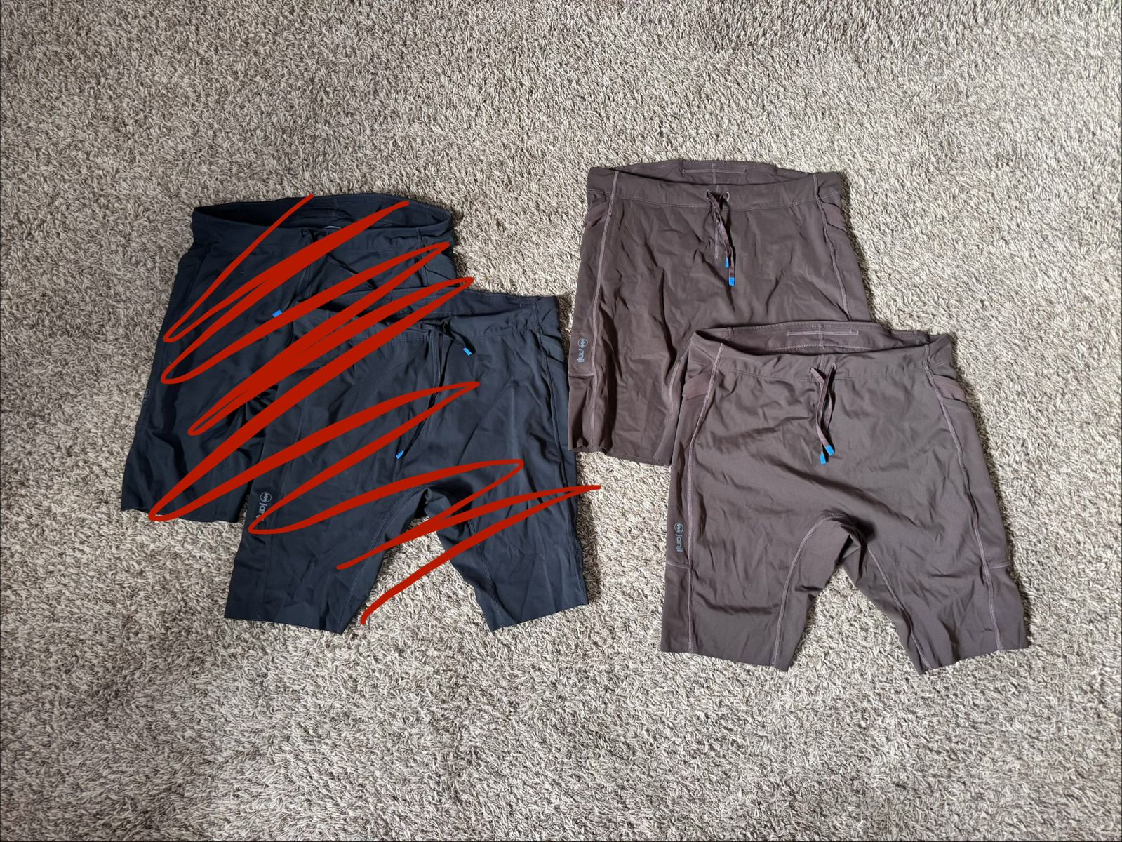 Men's 8 Janji Trail Half Tights size Large