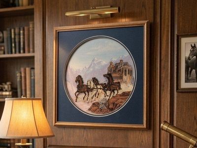 Vintage Lulu's Inc Scenic Dimensions Wall Art