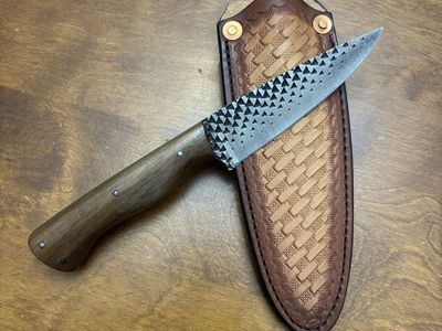 Handmade Knife Made From A Farrier's Rasp
