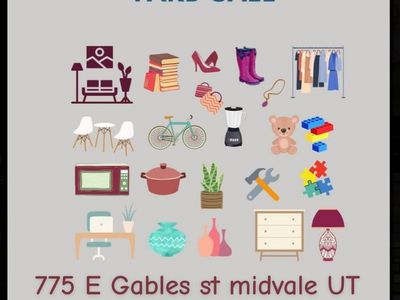 Huge Multi-Family Yard Sale - Furniture, Clothes, Toys, Electronics, Vintage & More! Midvale, UT