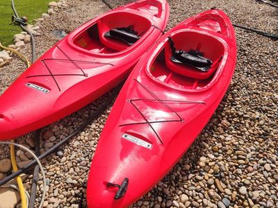 Like new Lifetime kayaks