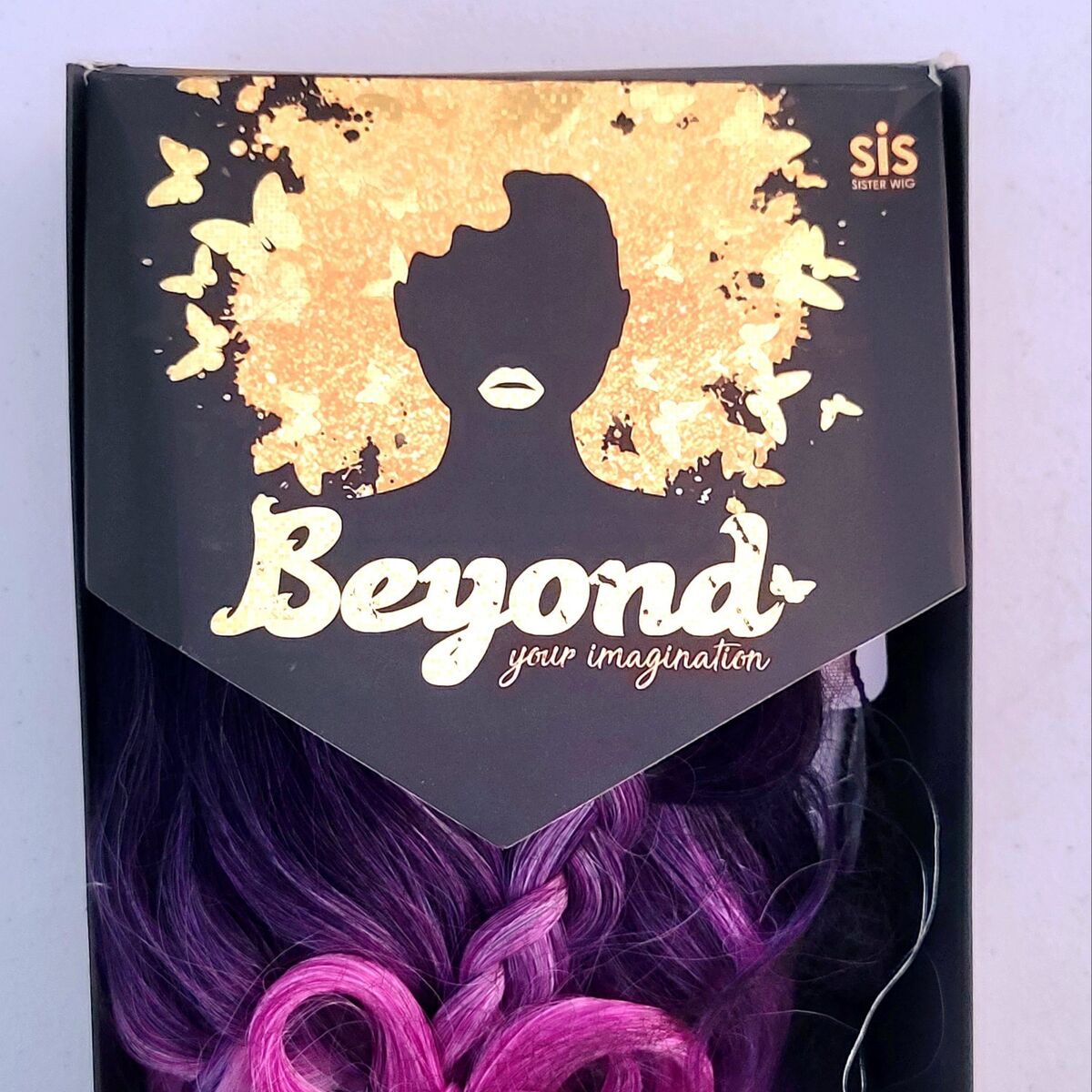Ombre Wig Lace Front Hand Tied Part Remy Fiber NEW