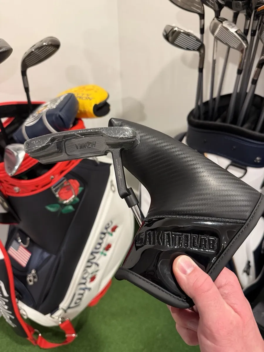 Honma Sakata Lab SL 001 Matte Black Putter With Head Cover 35” Black/Chrome