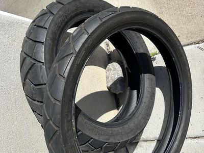 Like-New Dunlop Trailmax Mixtour Motorcycle Tire