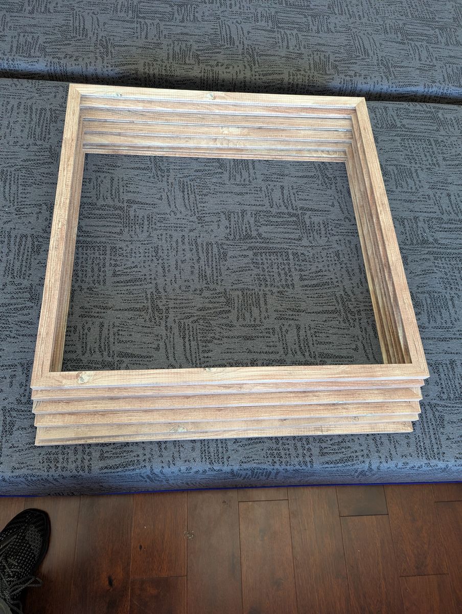 6 Large - 27" x 27" - Identical Picture Frames - Solid Wood