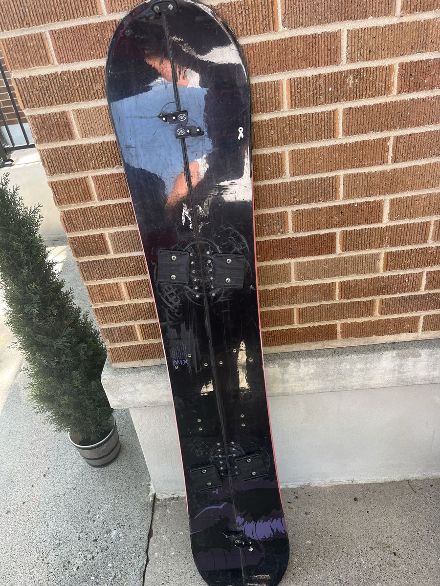 155 CM Black Voile Mix Splitboard snowboard, great shape check pictures