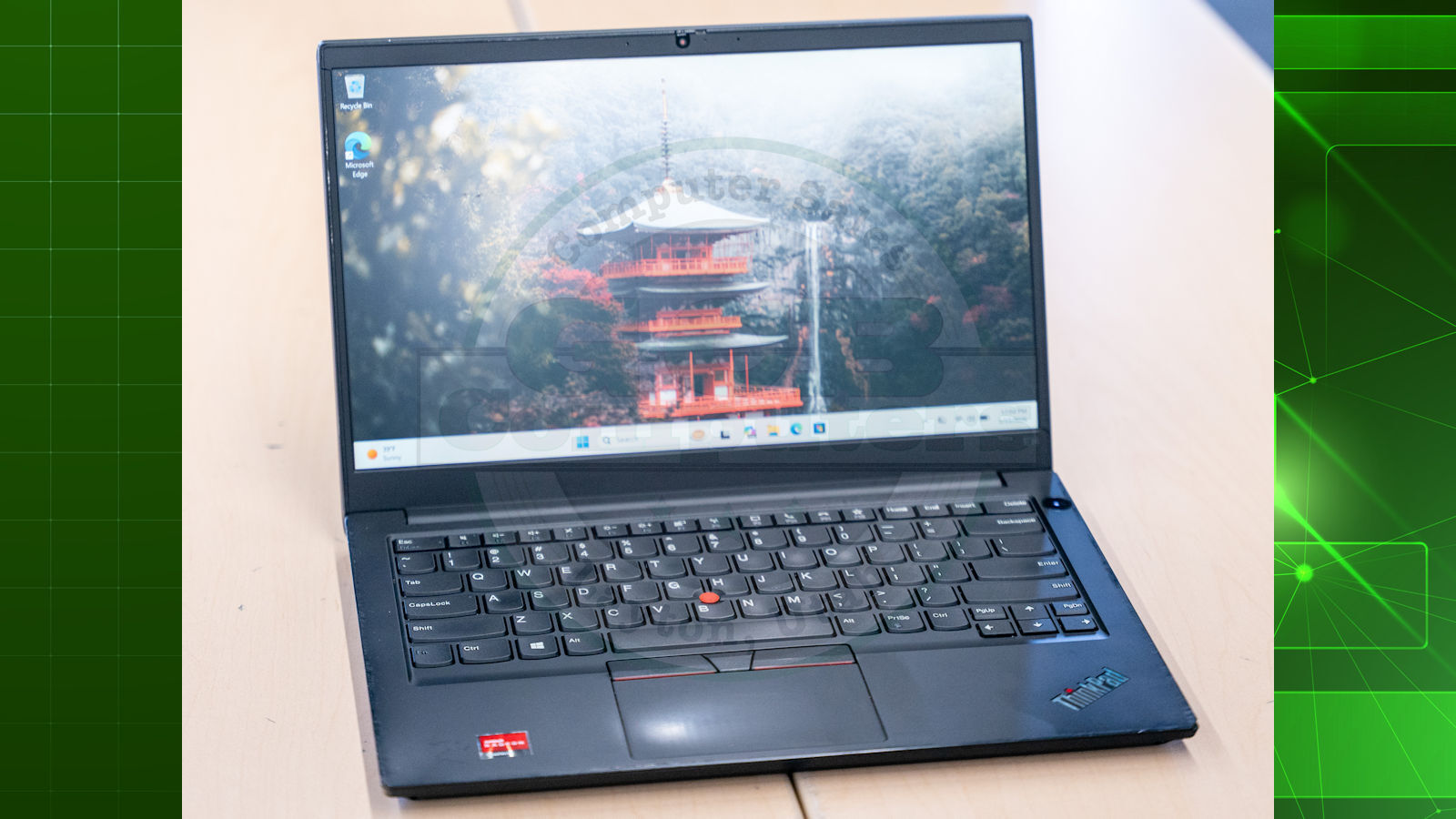 Lenovo Thinkpad E14 Gen2 Ryzen 7 4700U 256GB SSD 16GB RAM Vega Graphics 1080P Screen 14 Inch Windows 11 Laptop