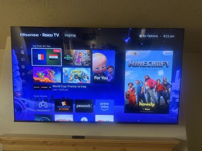 75” Hisense Roku 4K Smart TV