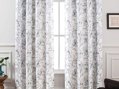 96” long 106” total width blackout curtains + hardware