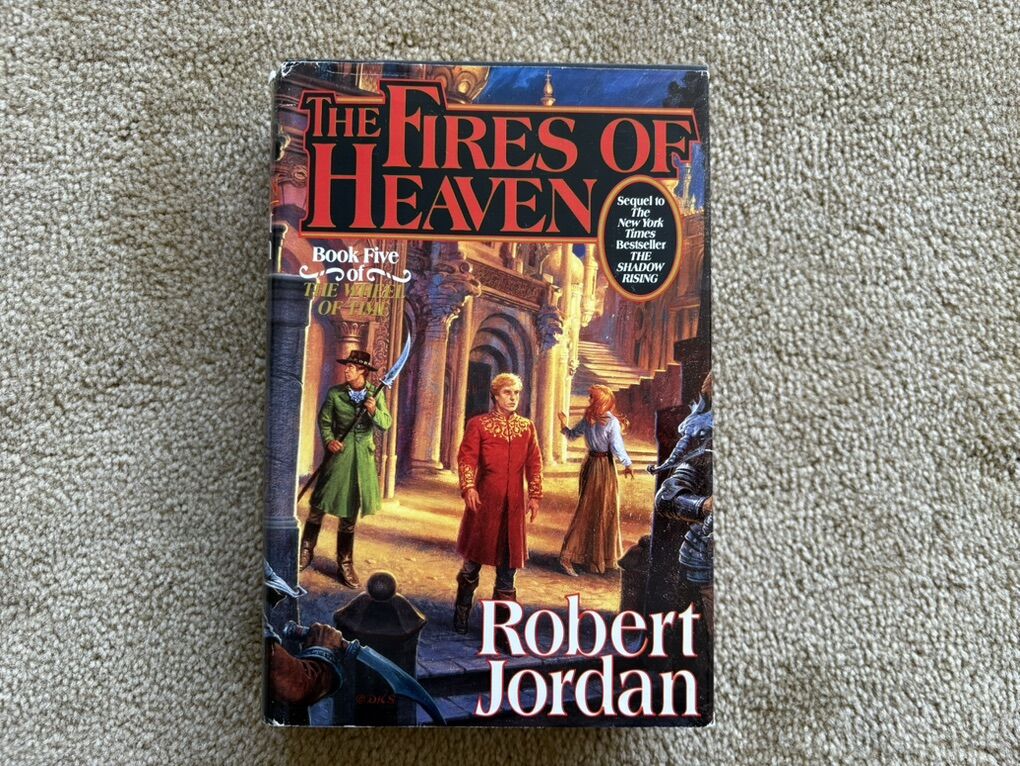 Fires of Heaven, by Robert Jordan (hardcover, small)