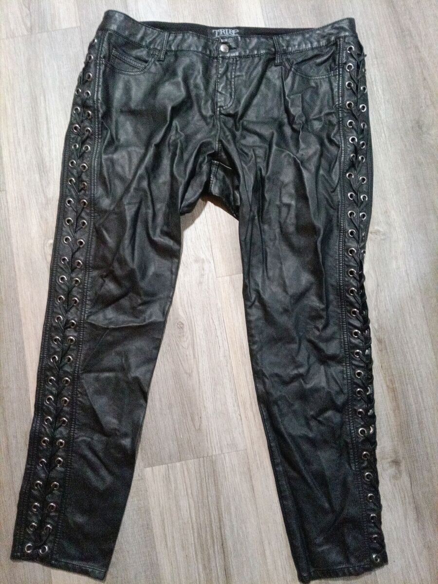 TRIPP NYC faux leather jeans plus 18w