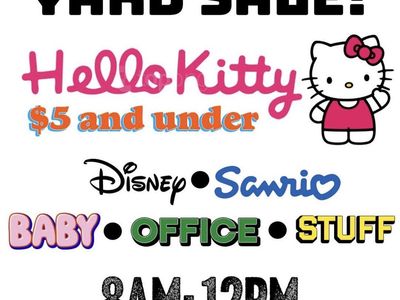 HELLO KITTY - Orem Yard Sale Aug 22