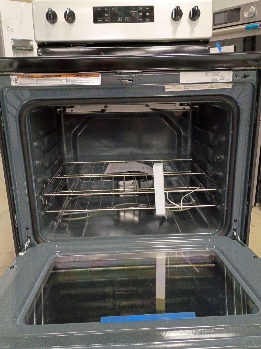 NEW WHIRLPOOL STAINLESS ELECTRIC RANGE