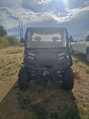 2012 polaris ranger 800 XP/6x10 trailer combo