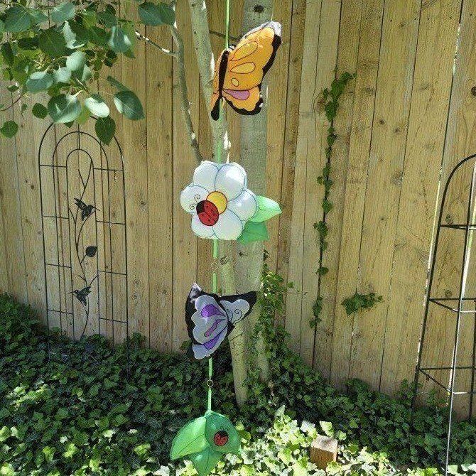 Butterfly and Ladybug Garden Decor