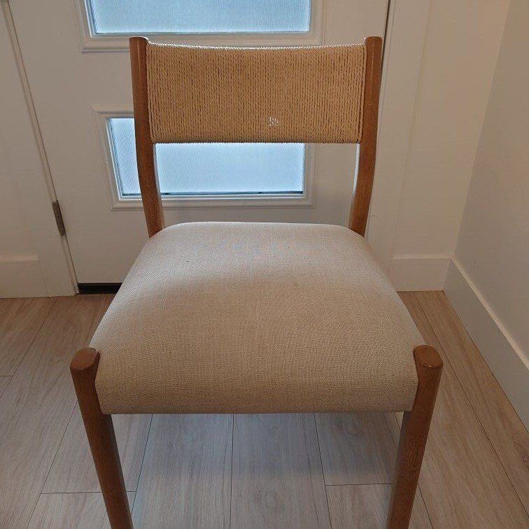 Set of 6 Natural Off White Boucle Rhye Chairs