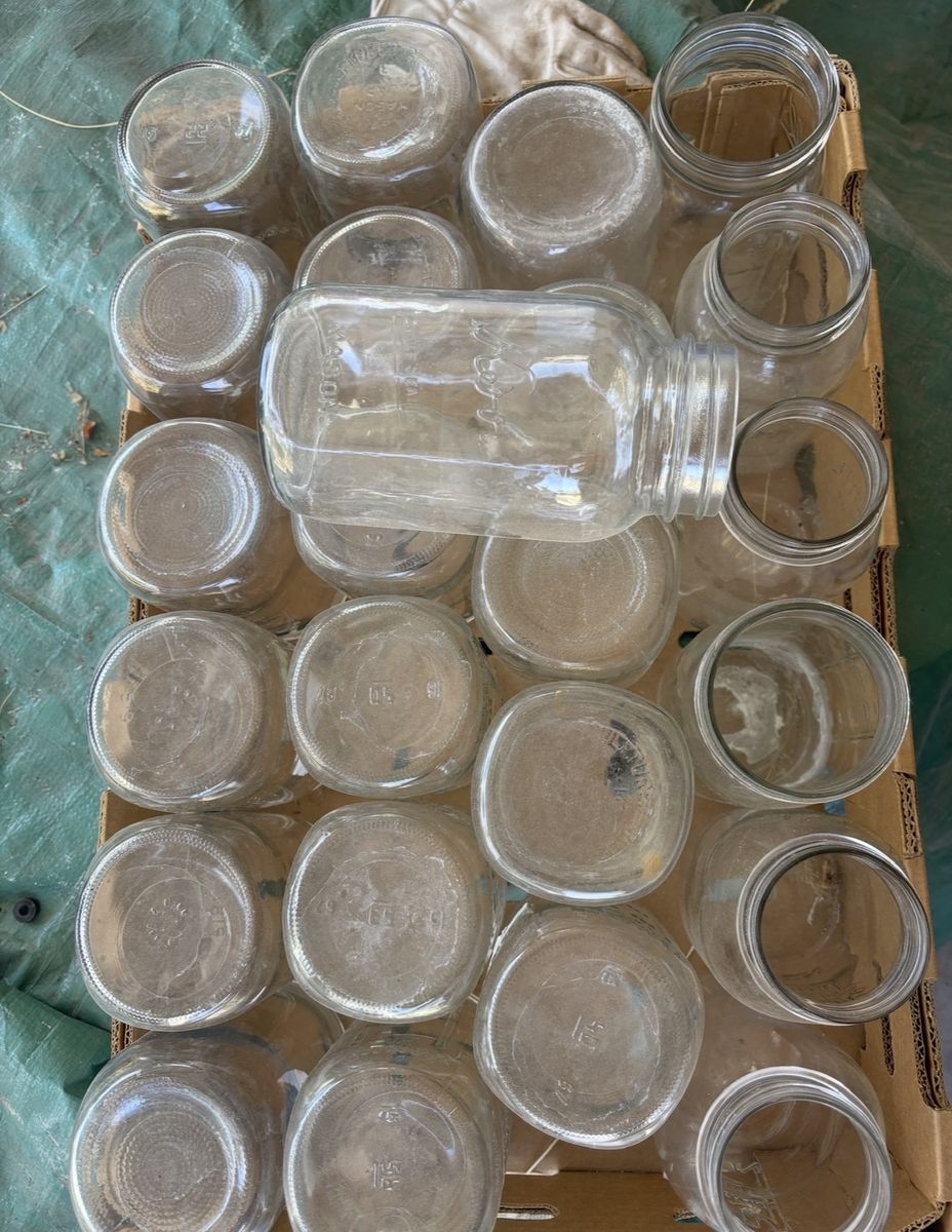 Mason Jars -Canning Jars Quarts Pints Half  Pints