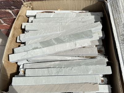 Island Stone Rustic Cladding Tiles - Natural Advantage, QTY 16 (0.46 Sq.m/box) - Made in India