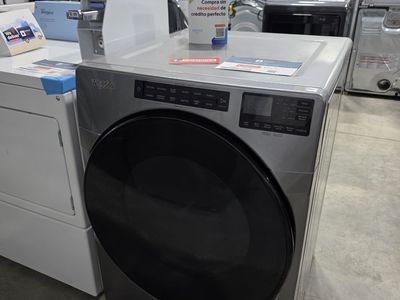 Whirlpool Electric Dryer — 7.4 Cu Ft, Steam Refresh, Chrome Shadow, Brand New