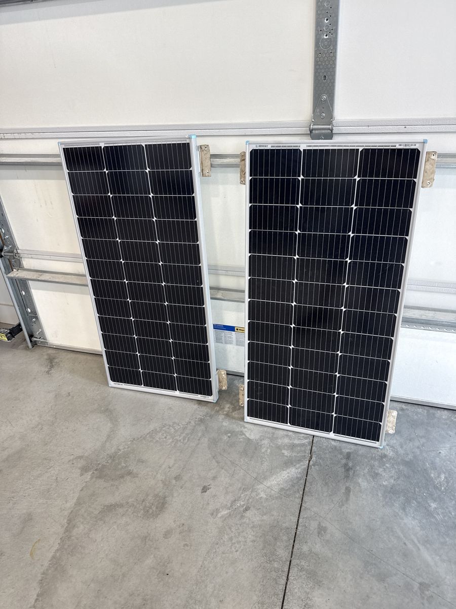 Renogy RNG-100D-SS Solar Panel Kit - 2 Panels for RV, Off-Grid, Marine