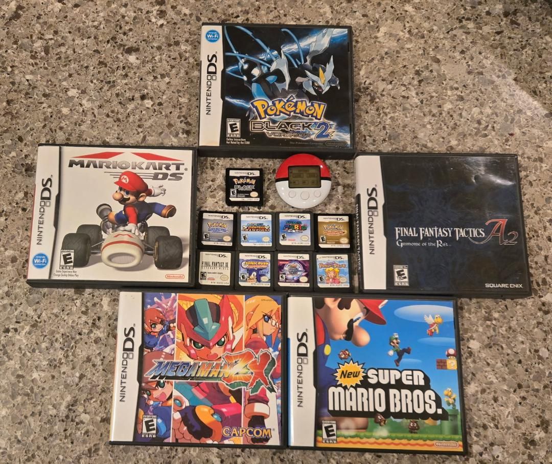 Nintendo Ds game bundle including PokeMon Black! trades considered!