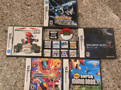 Nintendo Ds game bundle including PokeMon Black! trades considered!