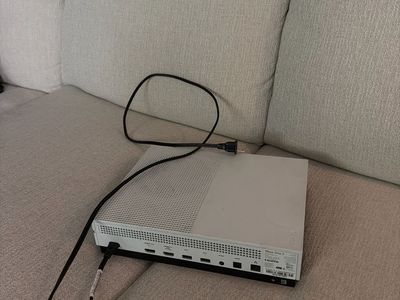 Microsoft Xbox One S White Console with Power Cord - Used, Good Condition
