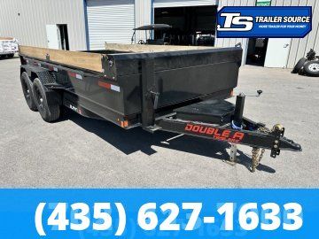 7x14 Double A Excel Series ELP Dump Trailer - 20" Sides - 15.4K GVWR