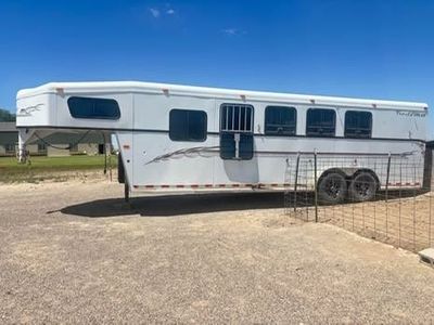 2002 Trails West Sierra 4 Horse Gooseneck Trailer - Good Condition