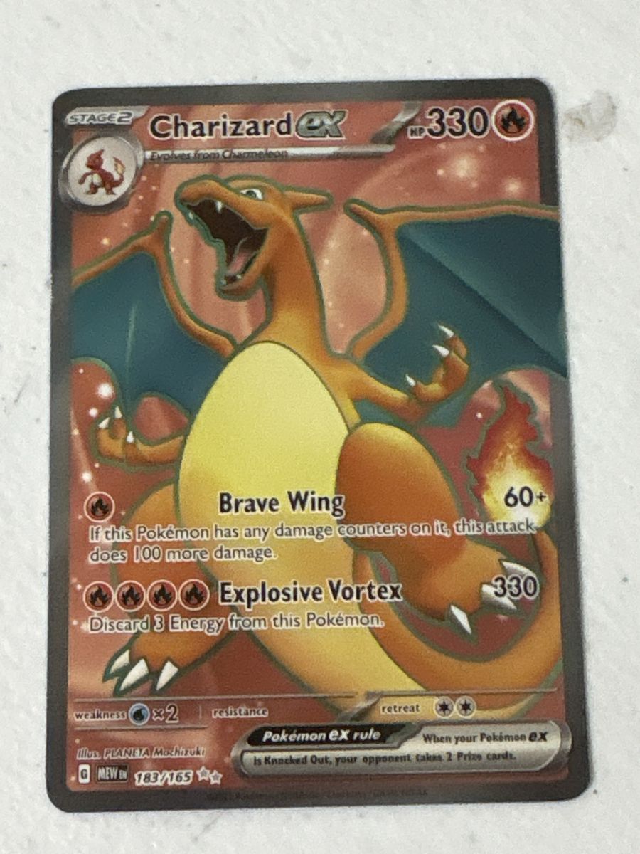 Charizard ex 183/165 Pokémon 151 Ultra Rare Holo Card