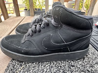 Nike All Black High Top Sneakers Men's Size 7