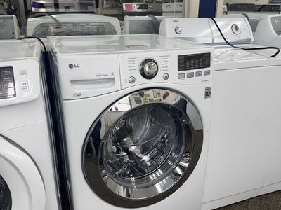 LG Front Load Washer White Inverter Direct Drive Used Good Condition