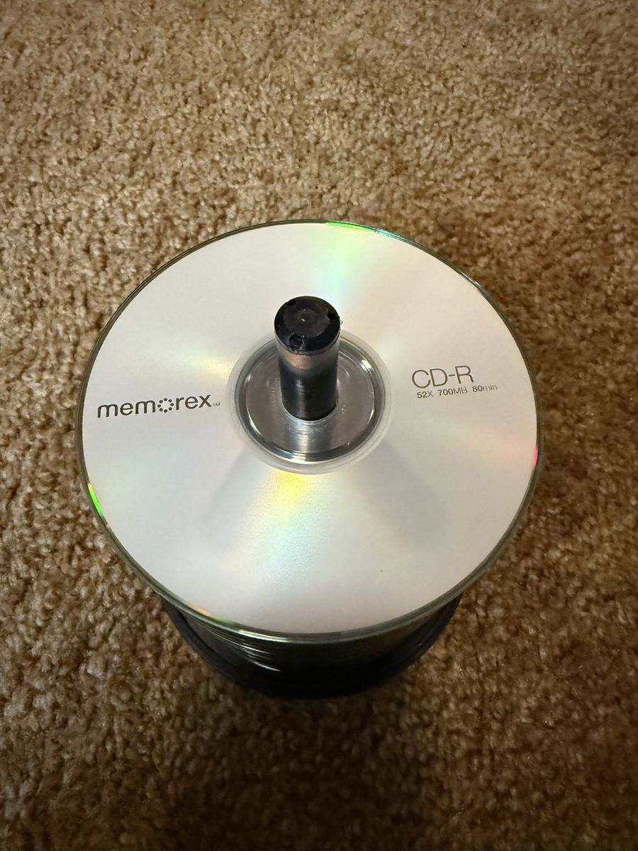 Memorex CD-R 52x 700MB 80min Blank Discs Spindle