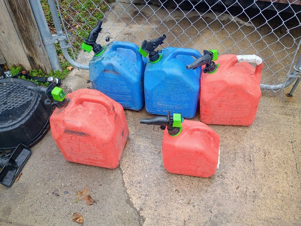 Gasoline or diesel cans