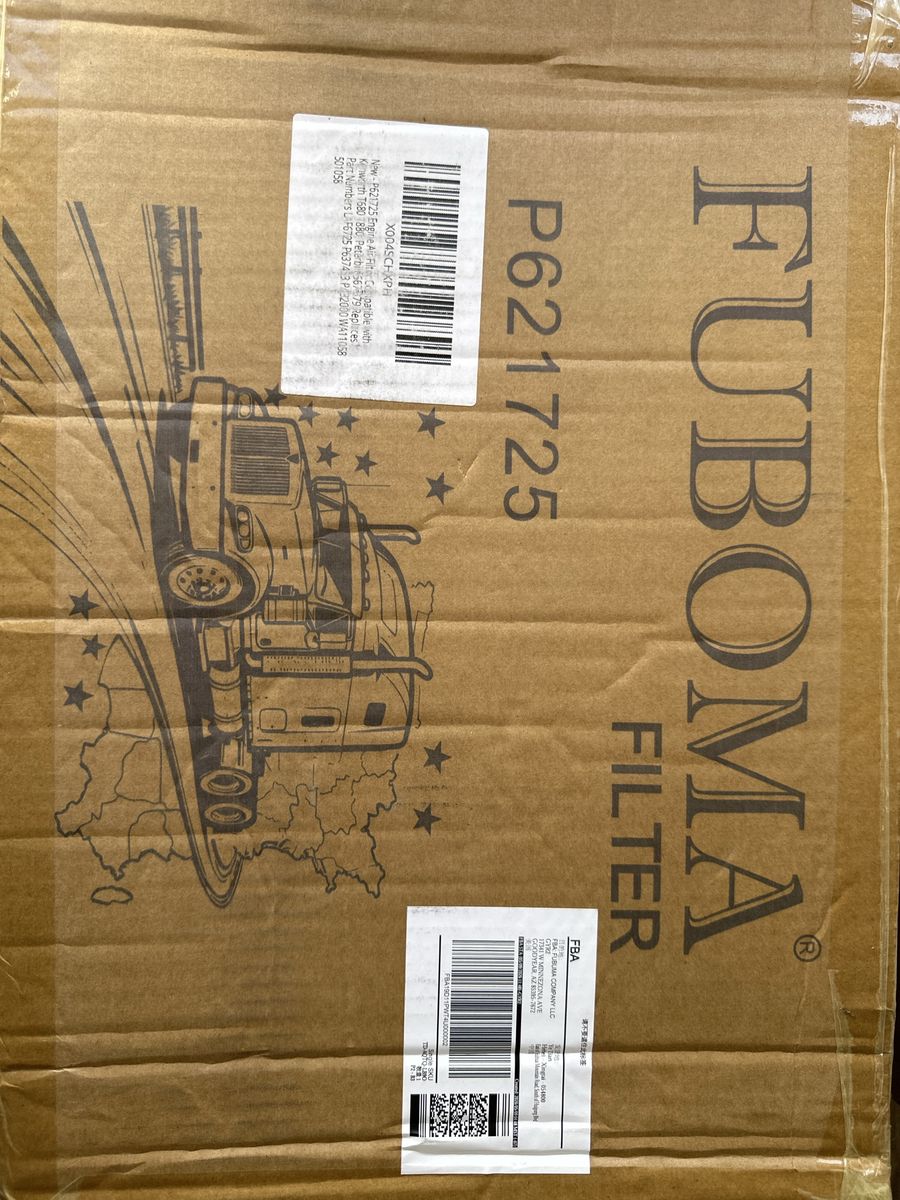 2 x Fuboma P621725 Engine Air Filter Compatible with Kenworth Peterbilt
