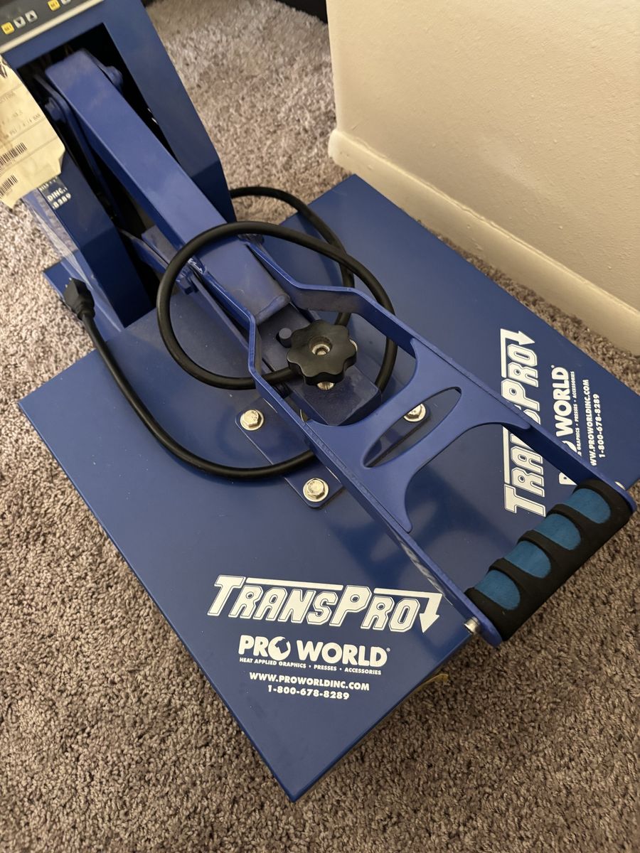 TansPro Pro Works Heat Applied Graphics, Press