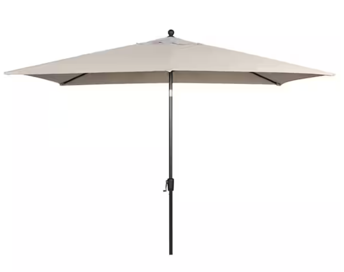 Brand new 6.5 ft. x 10 ft. Aluminum Market Tilt Patio Umbrella