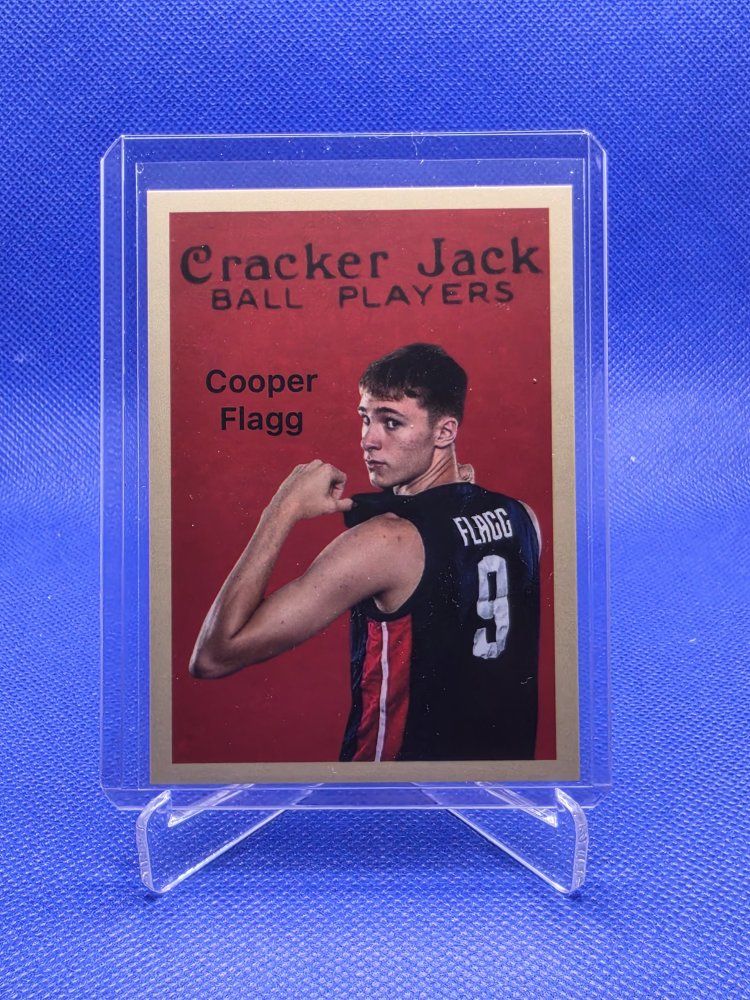 Cooper Flagg 1914 Cracker Jack Style Custom Art Card