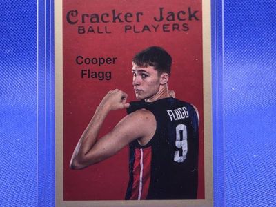 Cooper Flagg 1914 Cracker Jack Style Custom Art Card