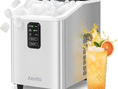 Aeitto Ice Maker Countertop 26lbs/24H, Ice Machine