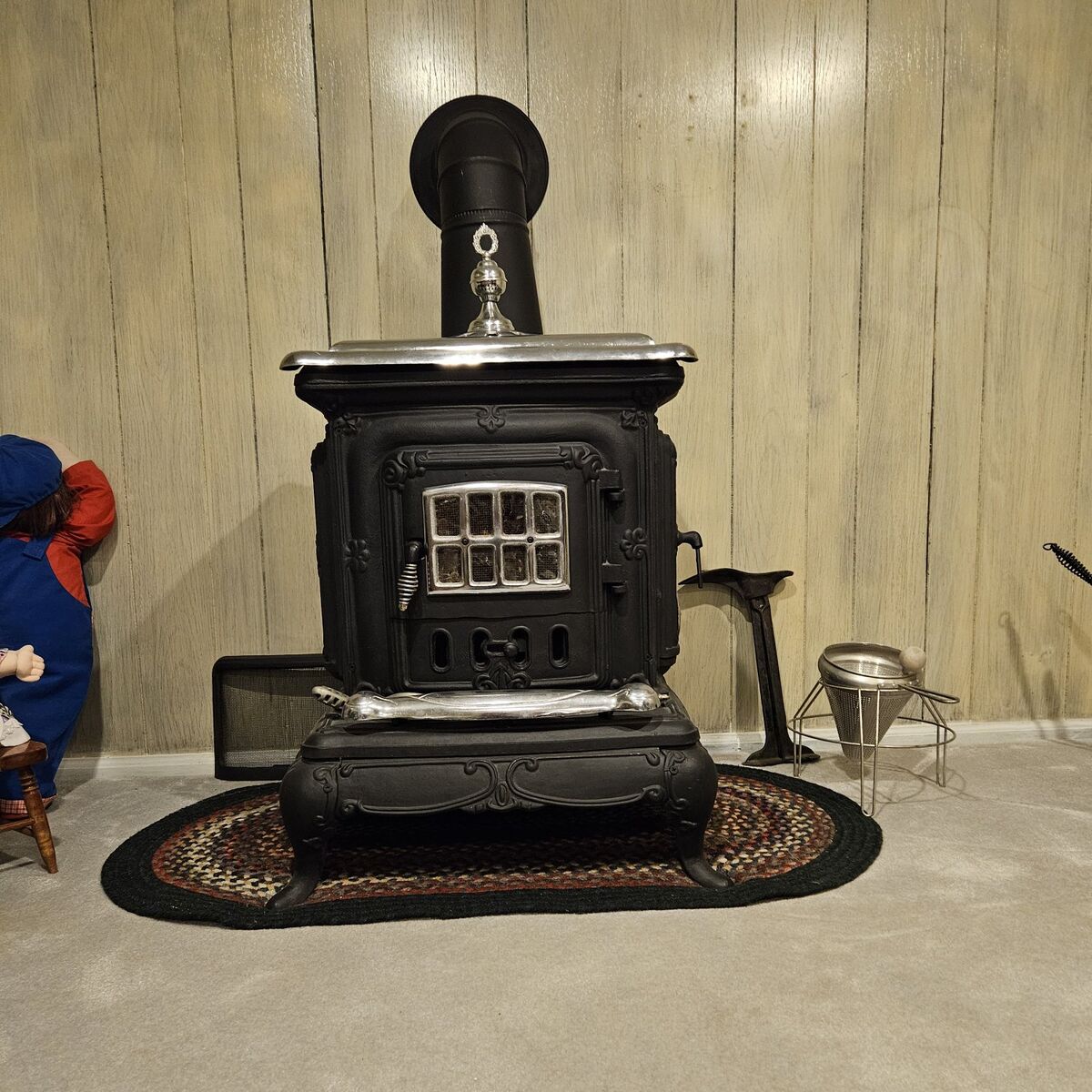 Vintage wood burning stove