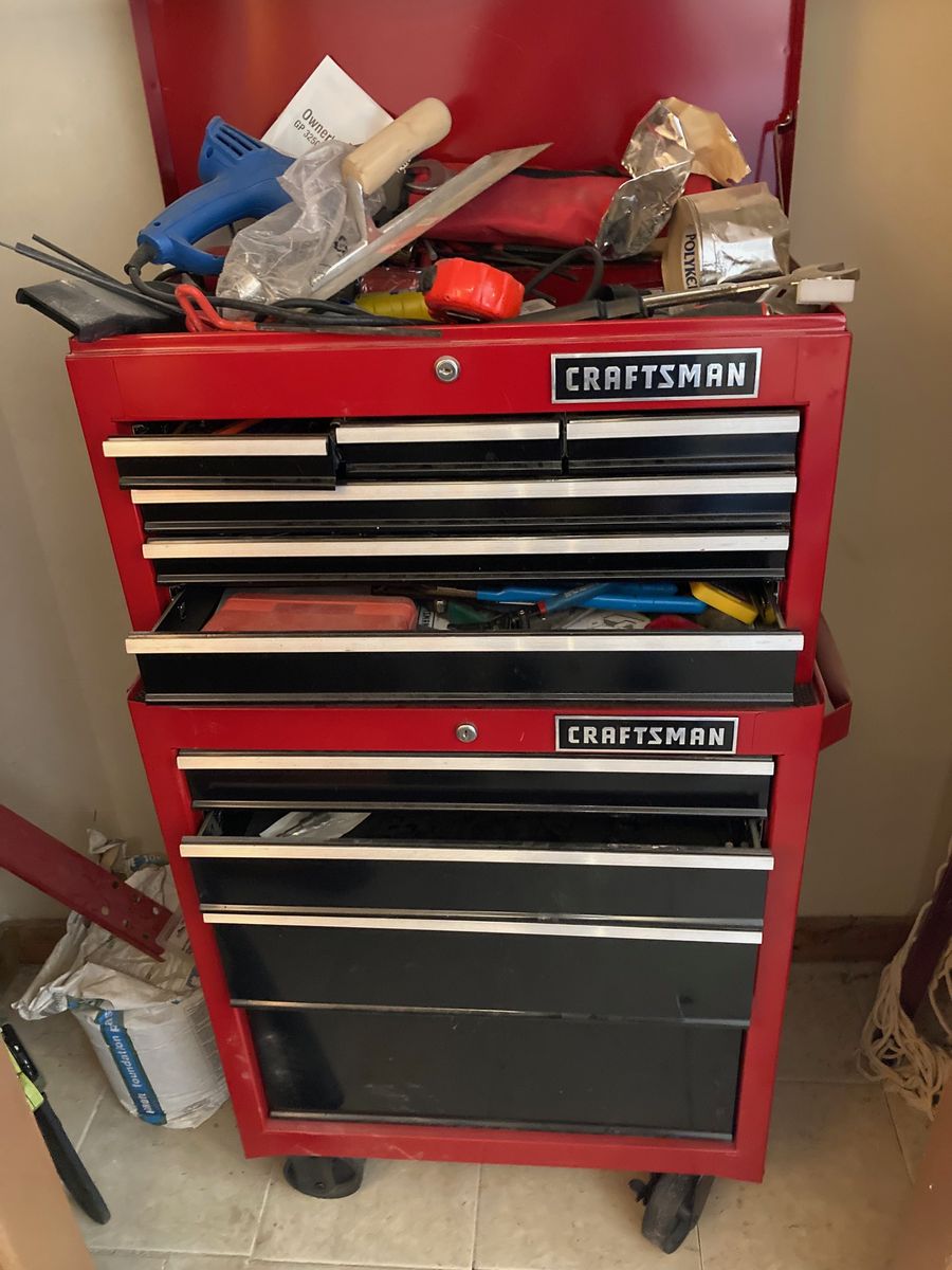 Craftsman tool chests with misc. tools