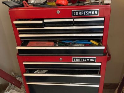Craftsman tool chests with misc. tools