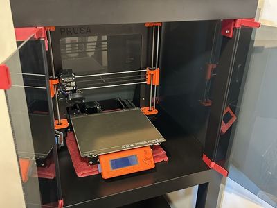 Prusa i3 MK3S 3D Printer with Custom Enclosure