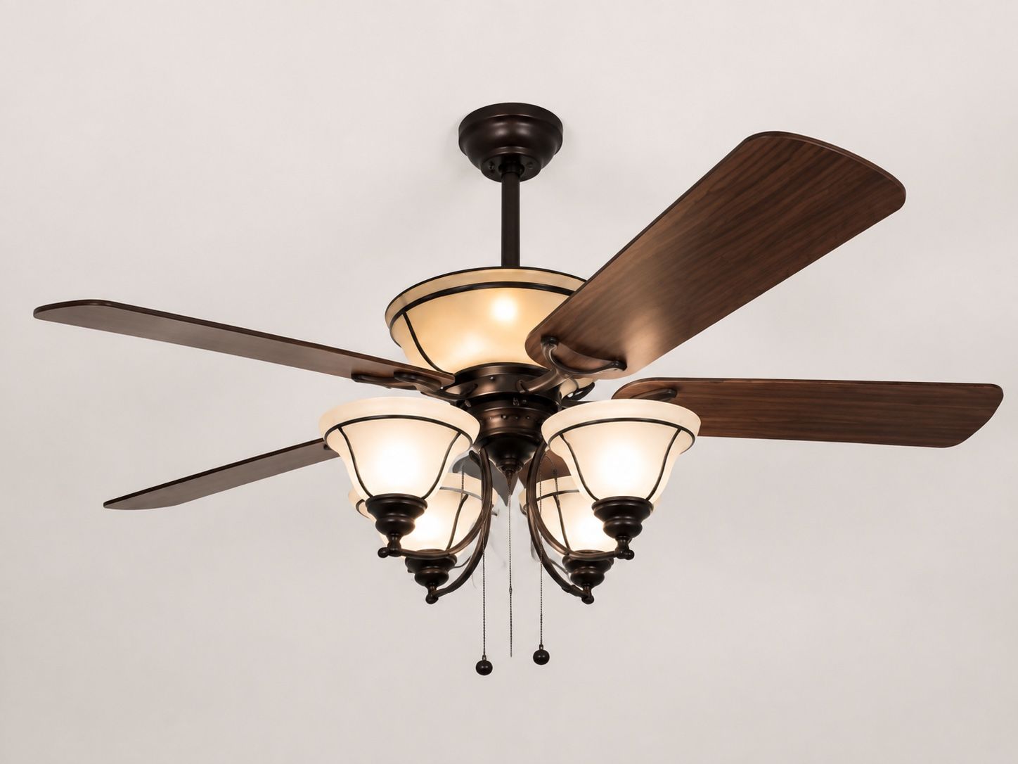 5-Blade Ceiling Fan with Bronze Finish