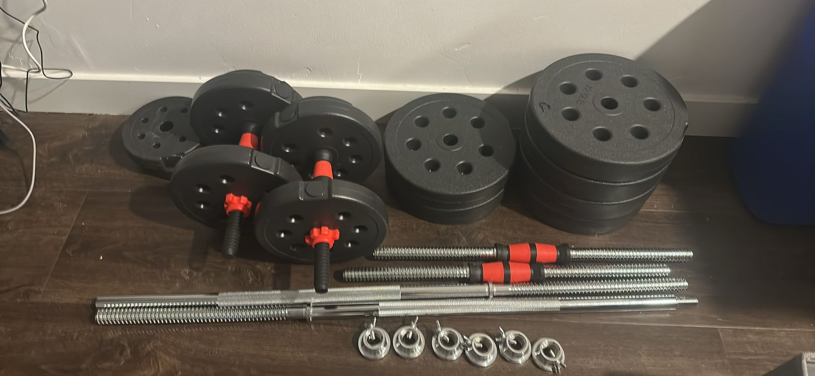 100 lb Adjustable Weight Set