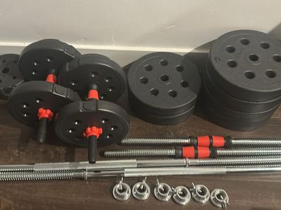 100 lb Adjustable Weight Set